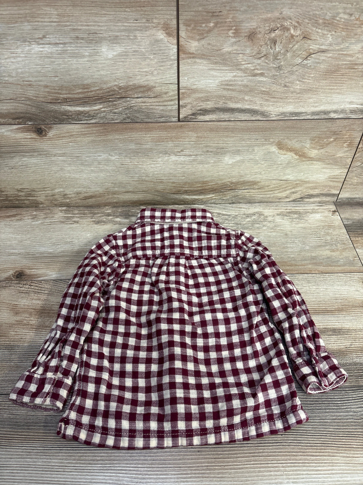 Reversible Snap Up Shirt Red sz 18-24m