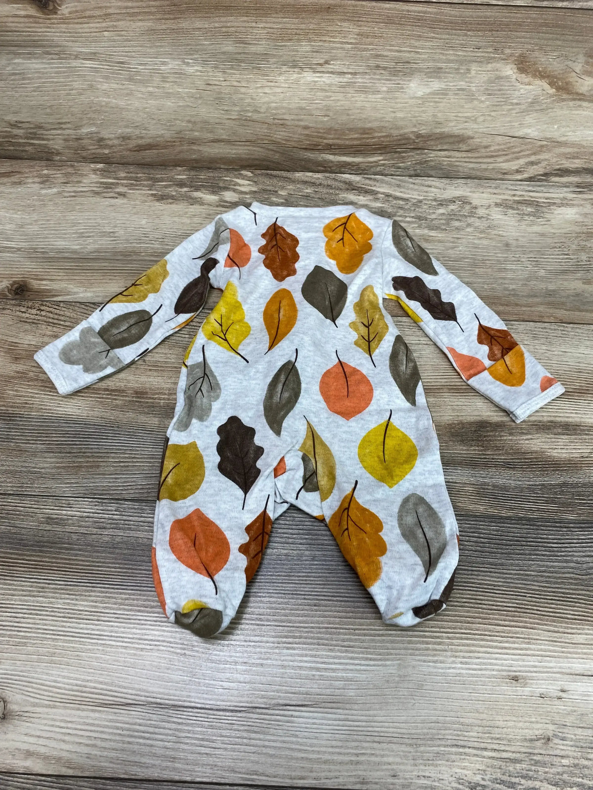 Carter's Leaf Print Sleeper Grey sz Newborn - Me n Mommy To Be