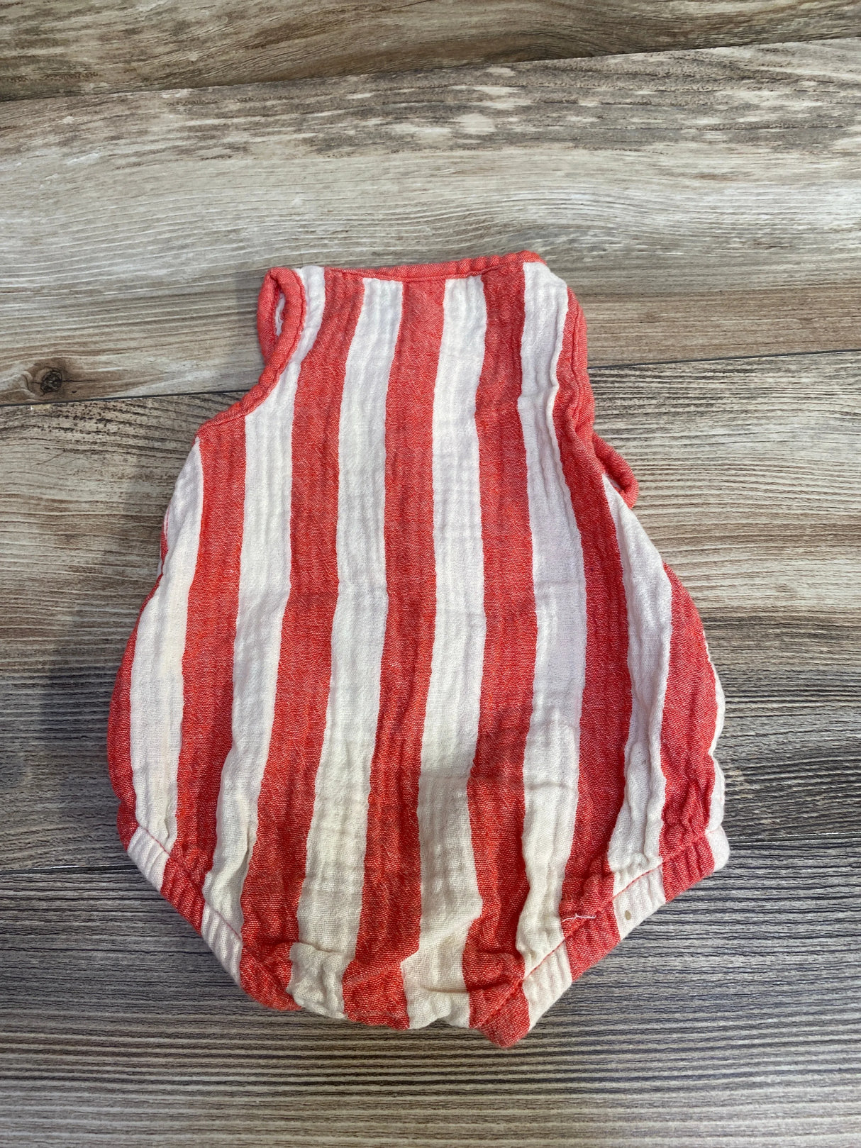 Cat & Jack Striped Henley Romper Red sz Newborn - Me n Mommy To Be