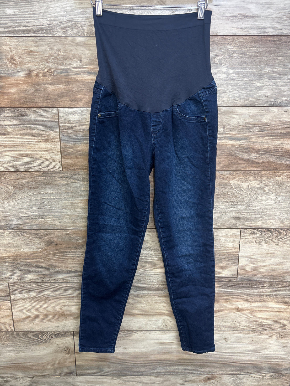 a:glow Maternity Full Panel Jeggings Blue sz Medium (8)