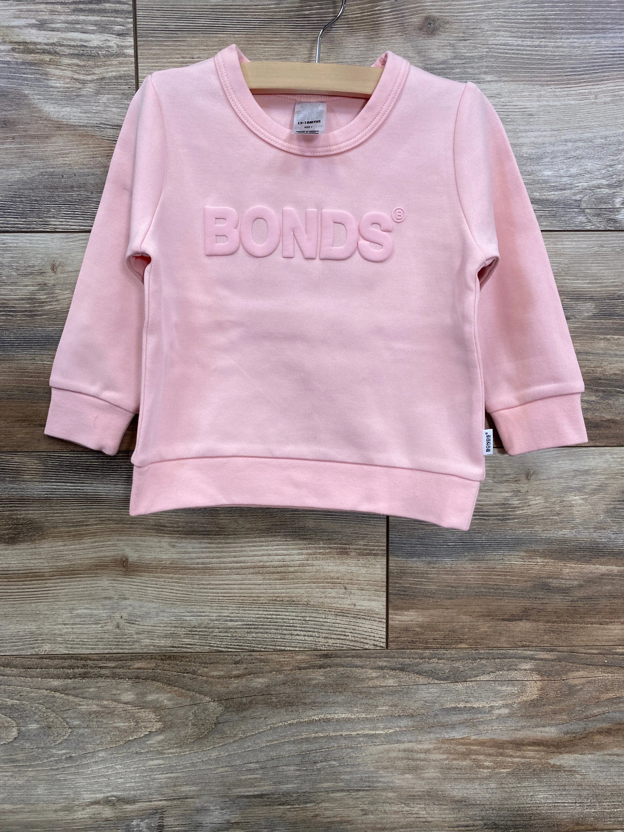 NEW Bonds Sweatshirt Pink sz 12-18m