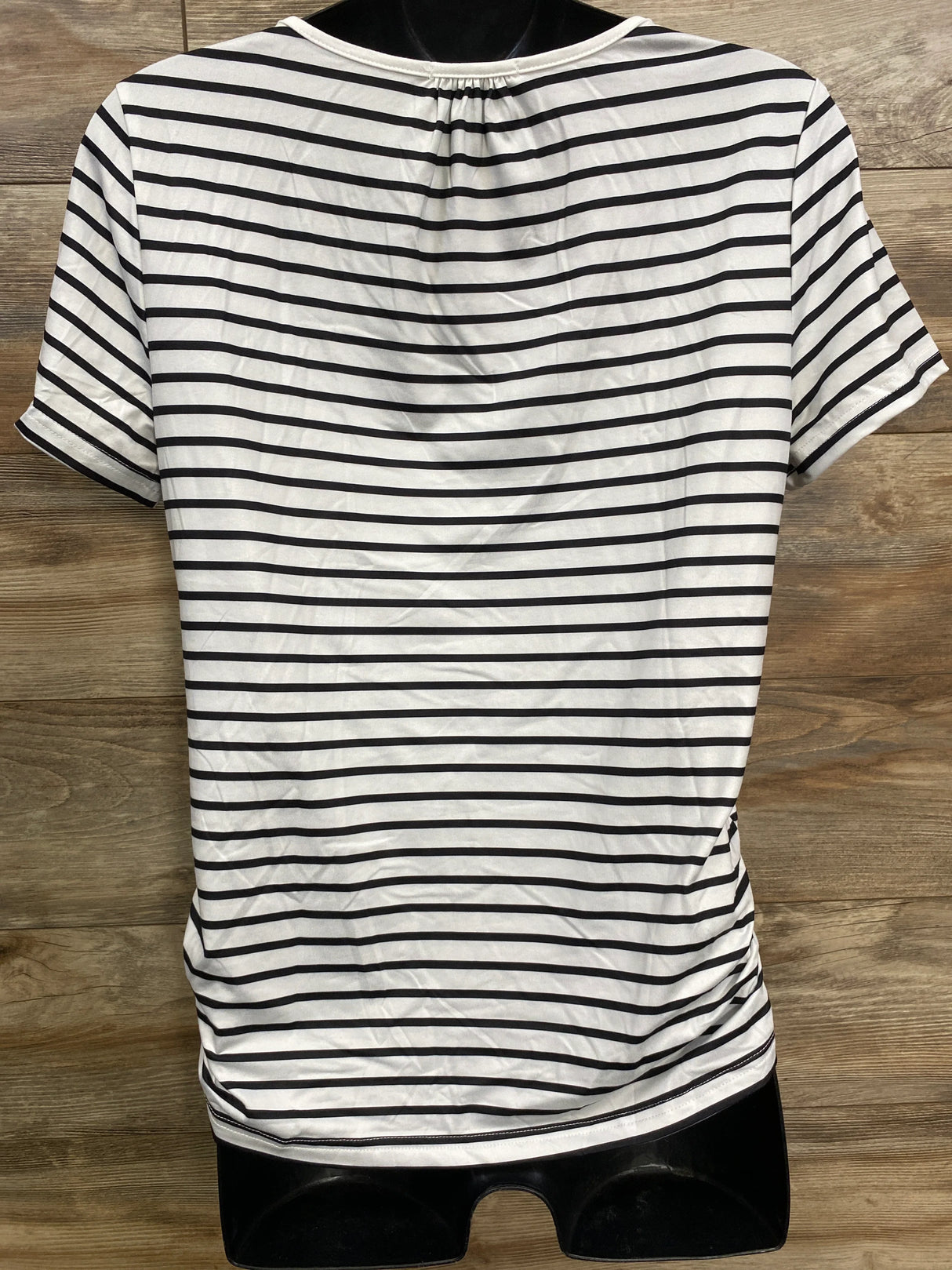 Ekouaer Short Sleeve Nursing Shirt Black sz Large