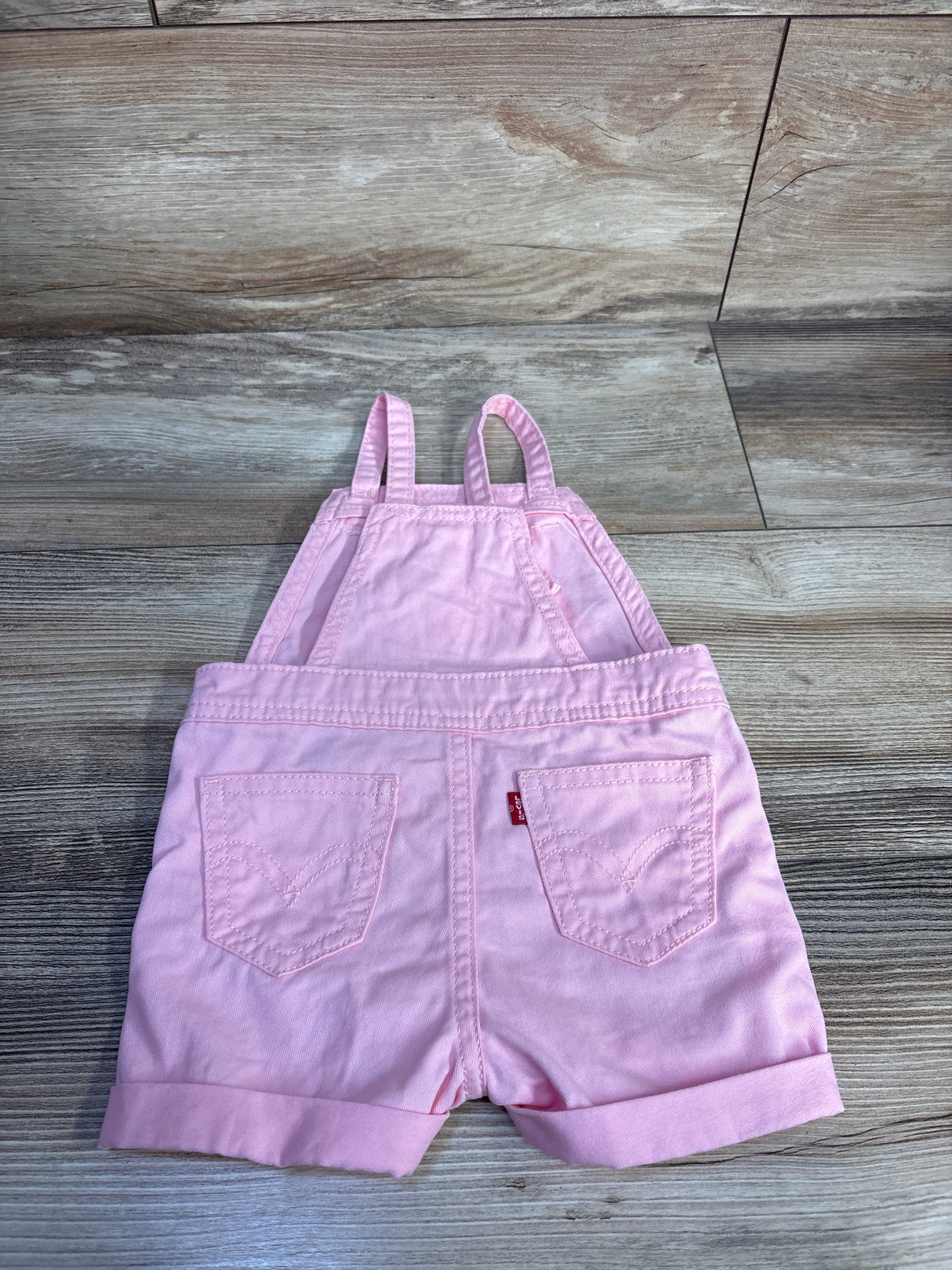 Levi's Cotton Denim Shortalls Pink sz 9m