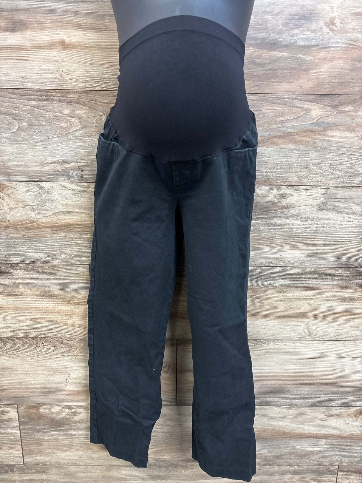 Old Navy Maternity Full Panel Pixie Straight Pants Black sz Medium