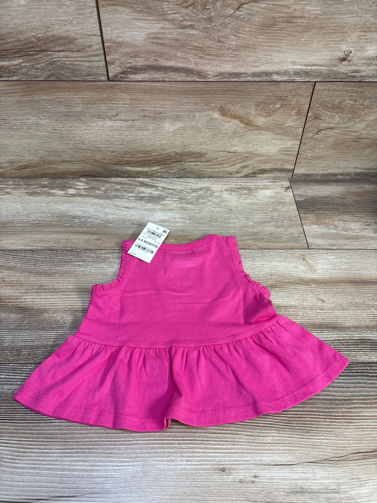 NEW First Impressions Peplum Tank Top Pink sz 6-9m