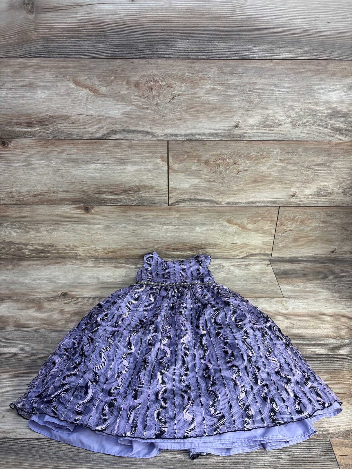 Pippa & Julie Paisley Lace Dress Purple sz 3T