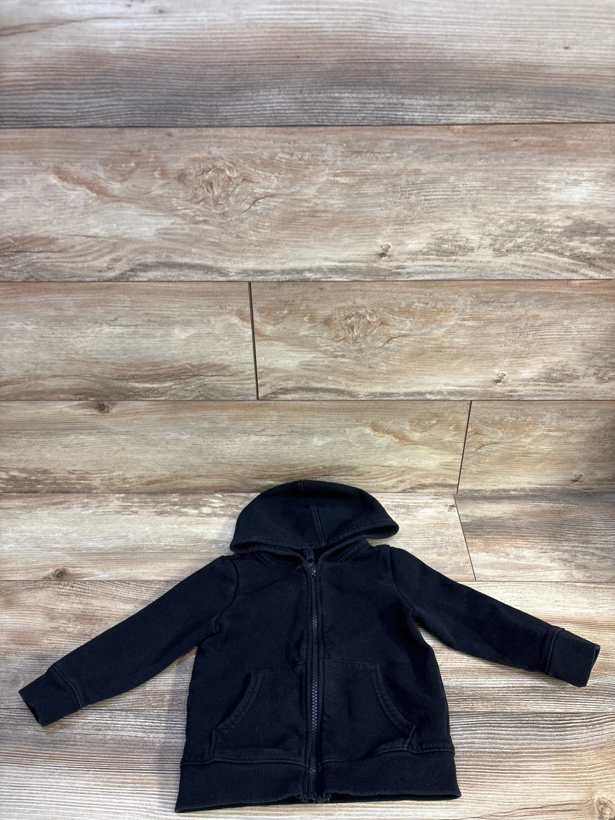 Cat & Jack Full Zip Jacket Black sz 2T
