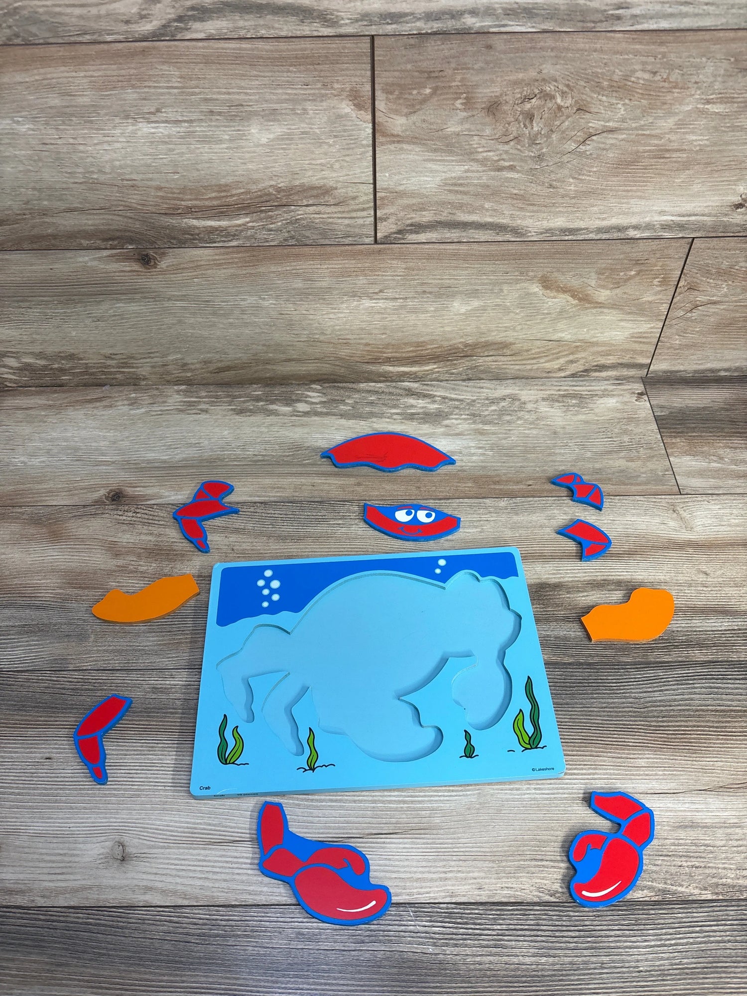 Lakeshore Wooden Crab Puzzle 10pc