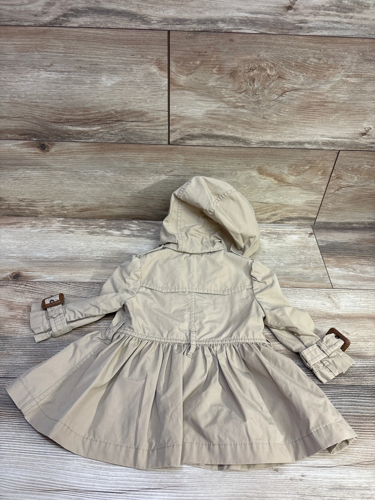Ralph Lauren Hooded Trench Coat Beige sz 9m