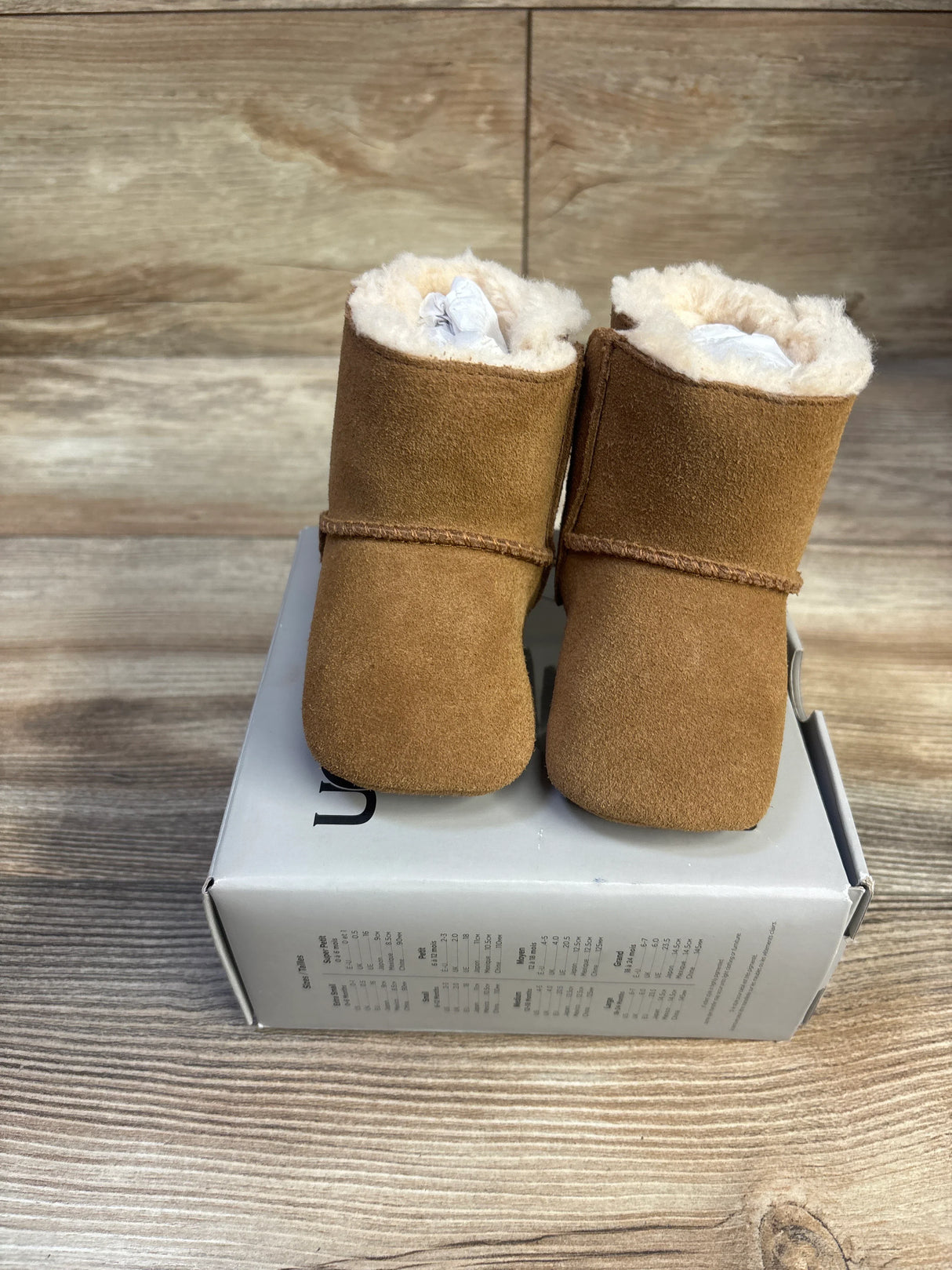 NEW Ugg Baby Bailey Bow I Soft Sole Boots Chestnut sz 0/1c