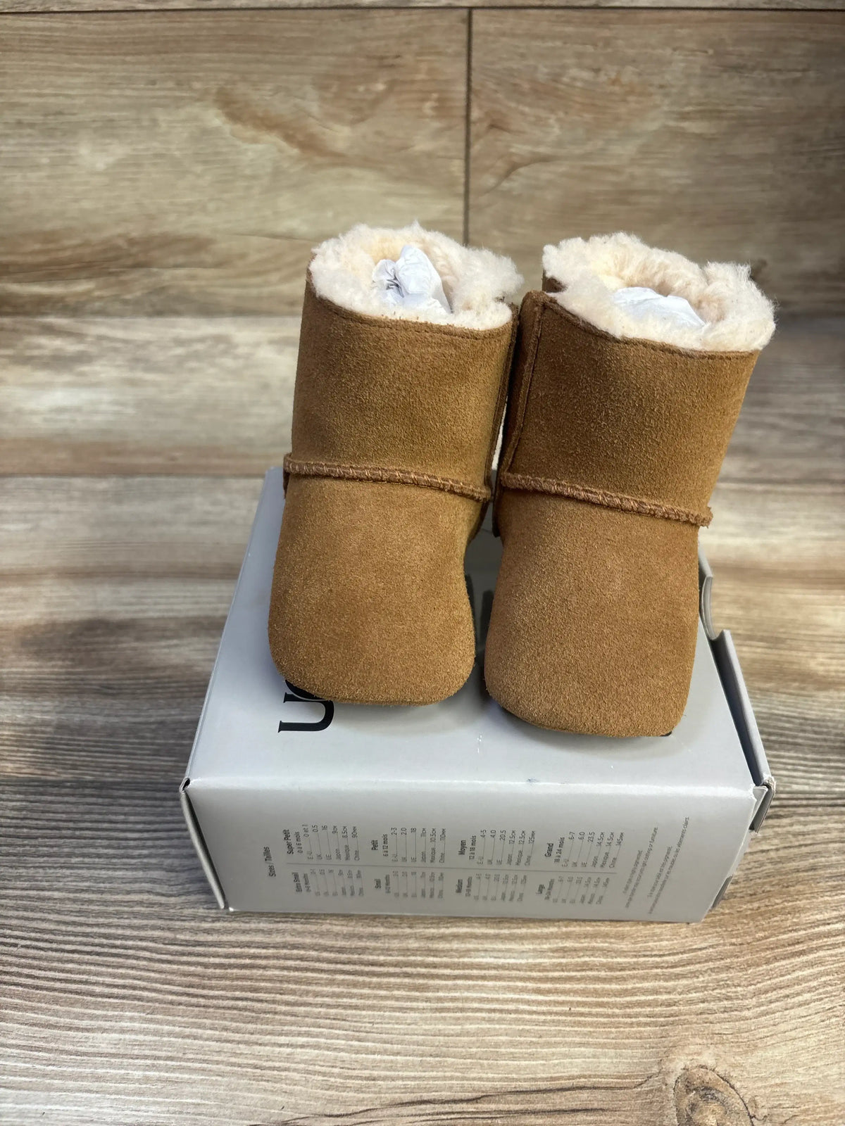 NEW Ugg Baby Bailey Bow I Soft Sole Boots Chestnut sz 0/1c