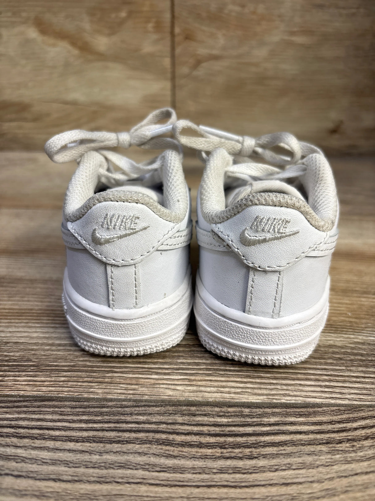 Nike Air Force 1 Low TD 'Triple White' Sneakers sz 7c