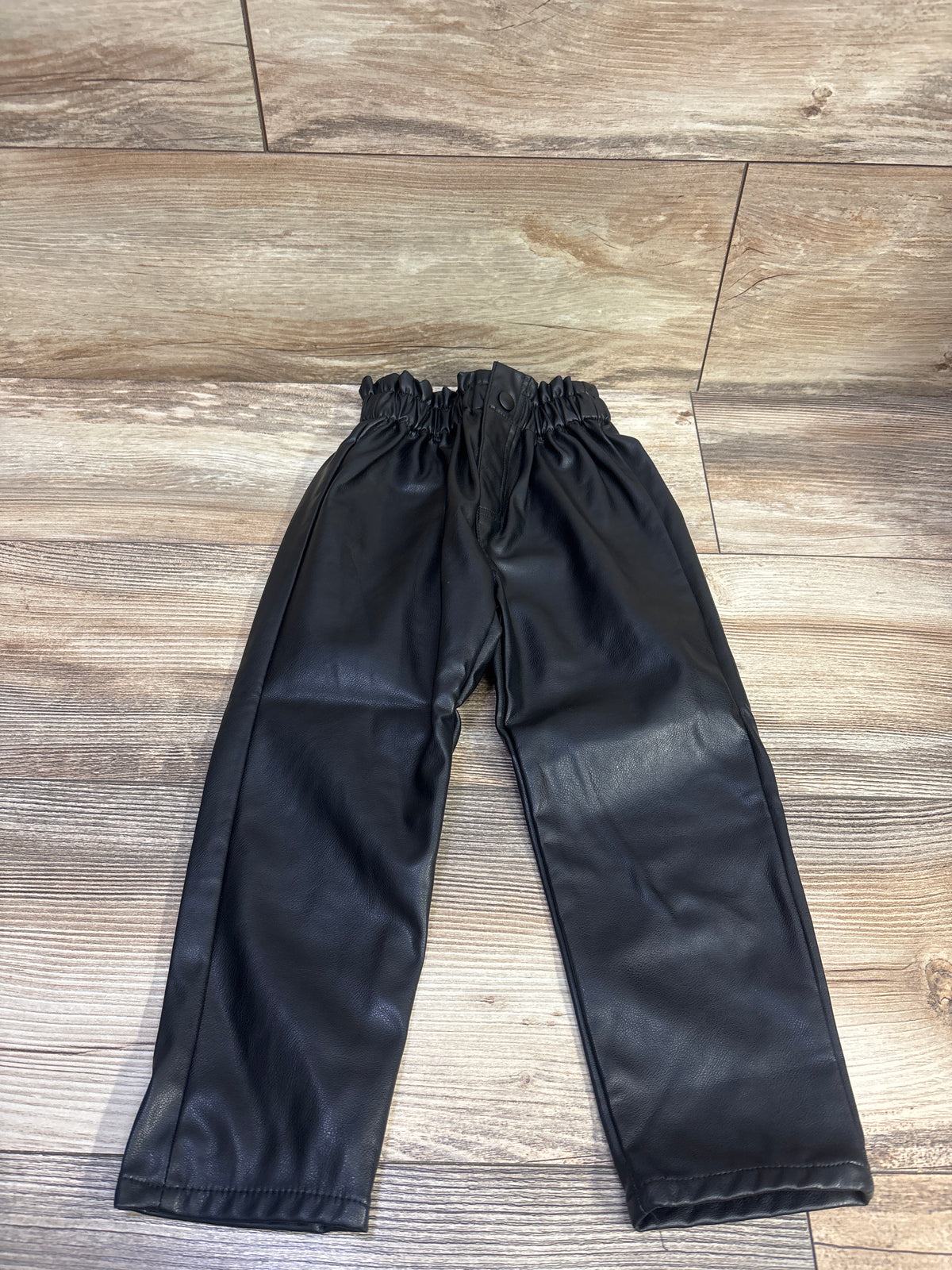 Zara Faux-Leather Dress Pants Black sz 3-4T