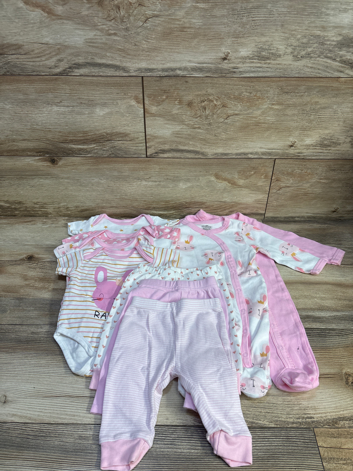 MAKIMAMA 9pc Layette Gift Set Pink sz 6m