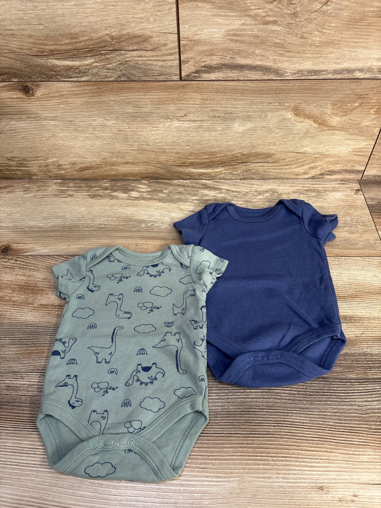 Rene Rofe 2pk Bodysuits Blue sz 0-3m