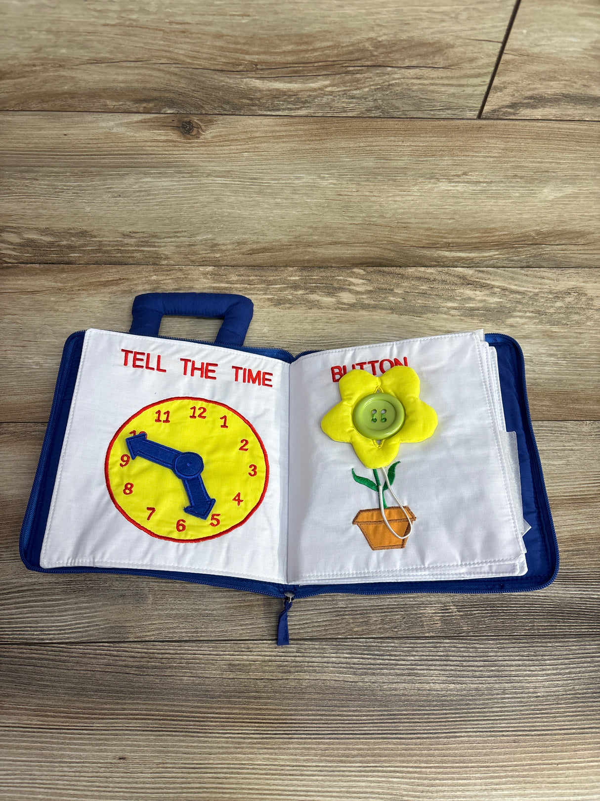 NEW Soft Skills My Quiet Book Sensory Activity Cloth Book Blue