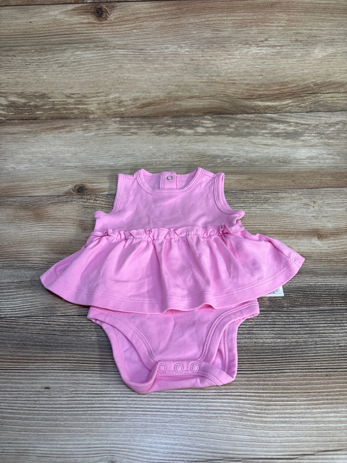 Amazon Essentials Sleeveless Bodysuit Dress Pink sz 0-3m