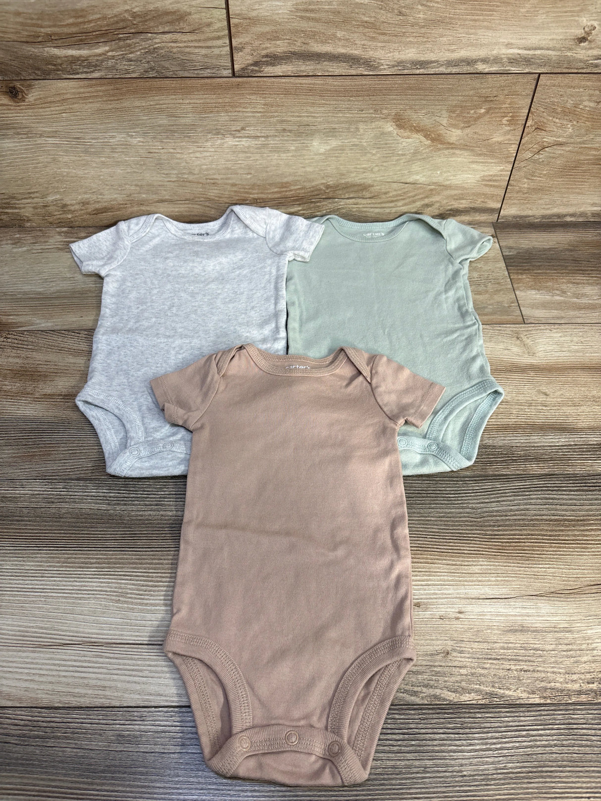 Just One You 3pk Bodysuit Set Green sz 6m
