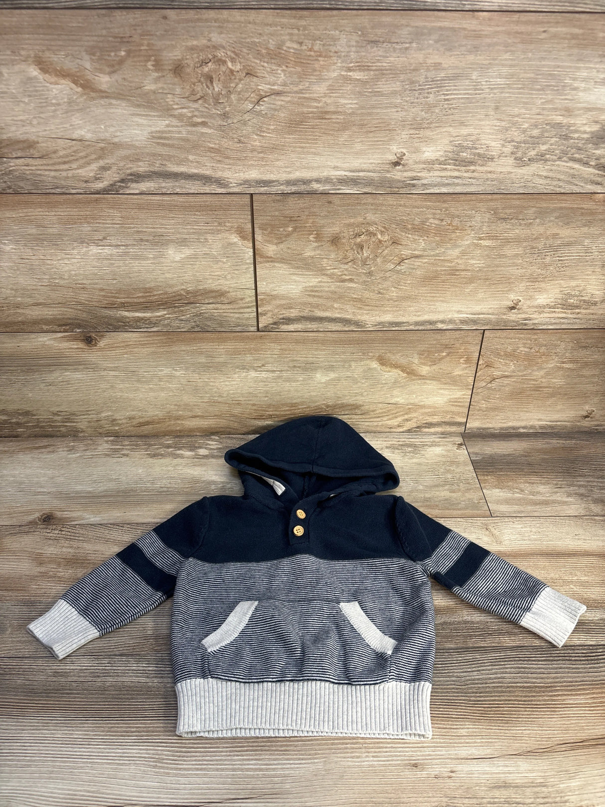 Cat & Jack Hooded Sweater Navy sz 18m