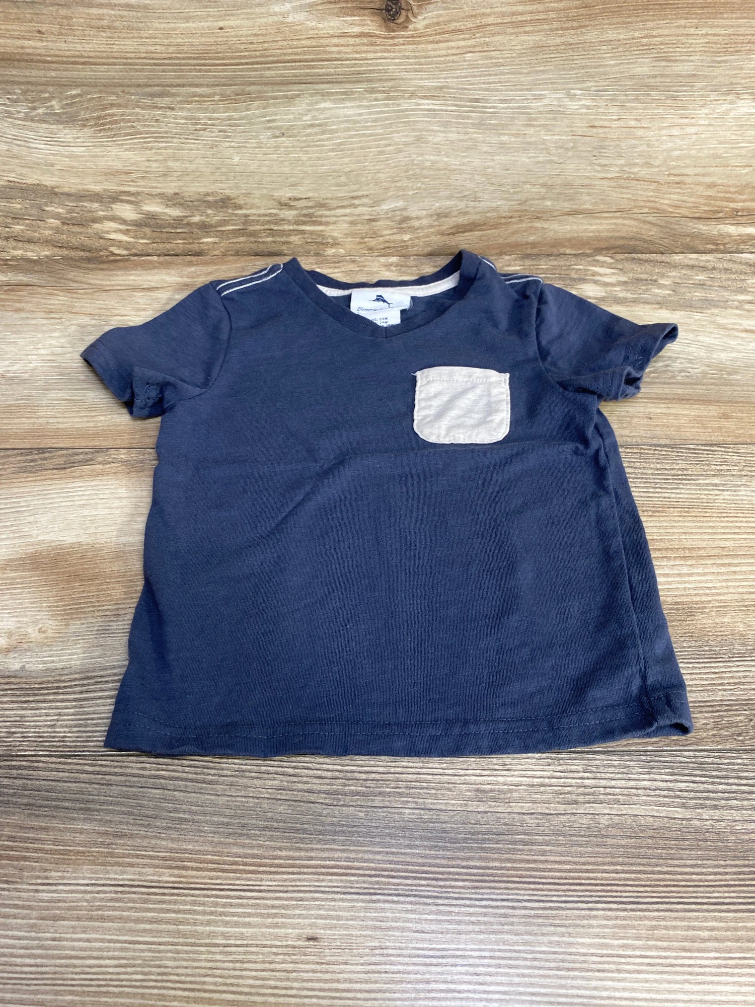 Tommy Bahama Pocket Shirt Blue sz 24m - Me n Mommy To Be