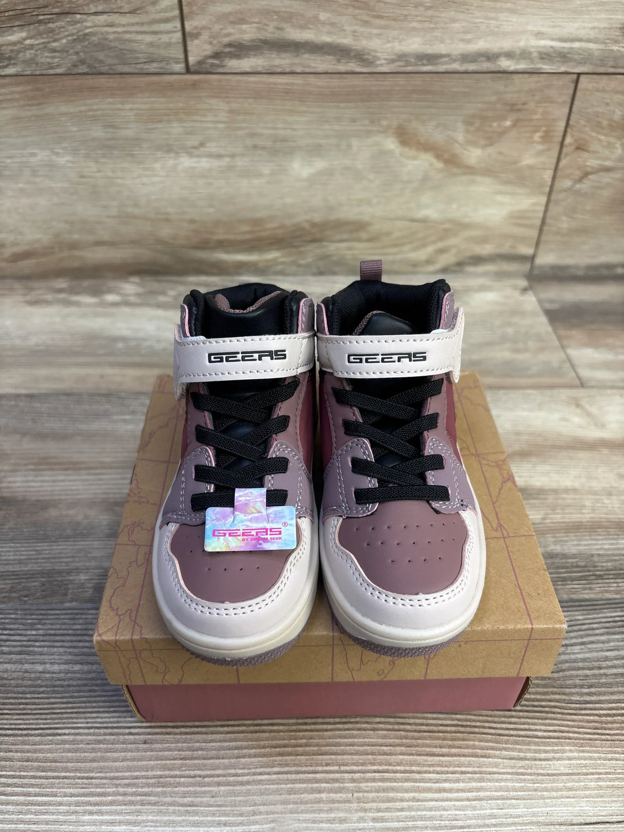 NEW Geers by Dream Seek High-Top Sneakers Mauve 7c