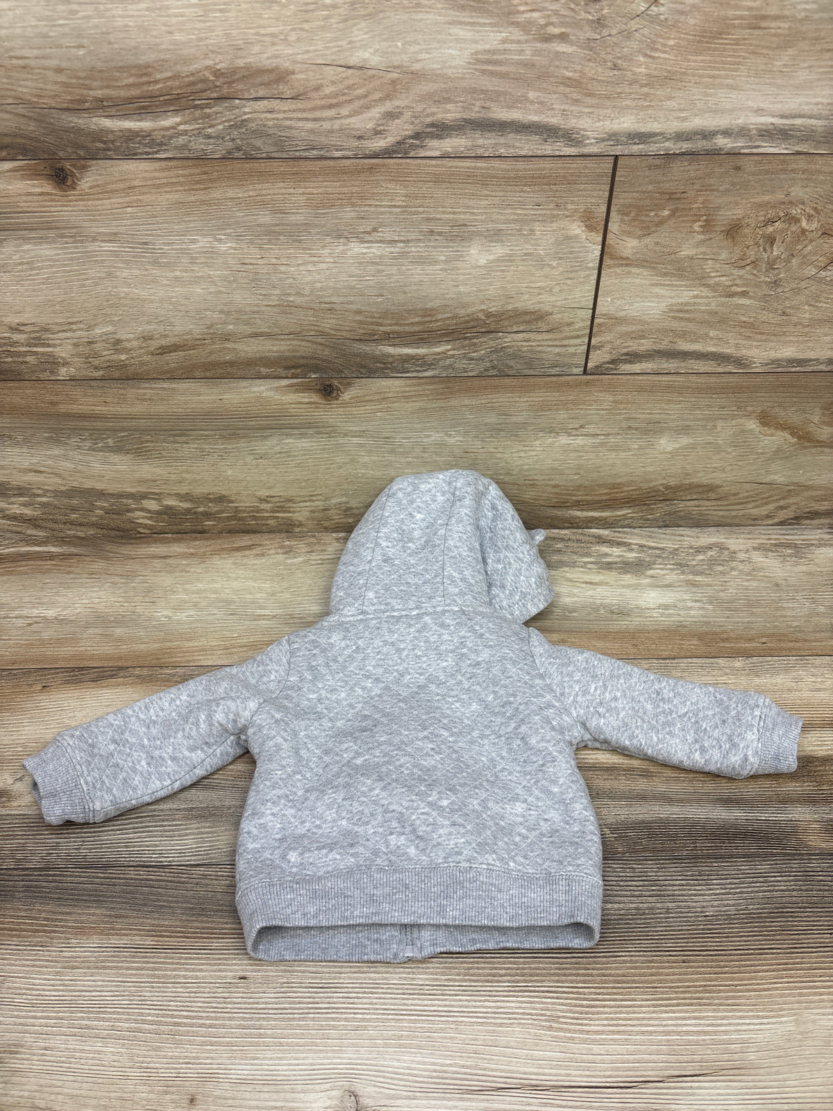 Simple Joys Quilted Sherpa Lined Jacket Grey sz 6-9m