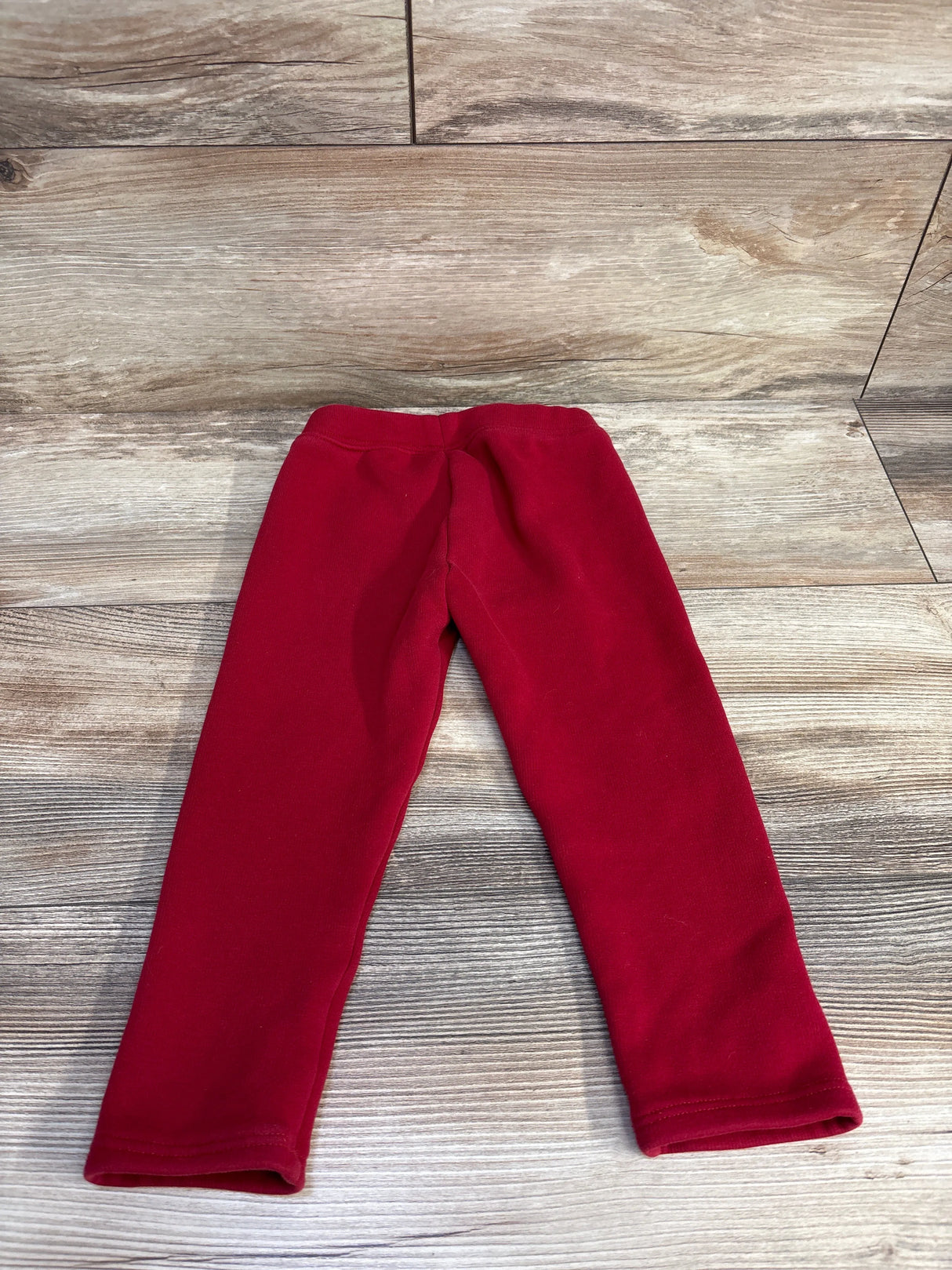 Baby Gap Pull On Cozy Lined Pants Red sz 3T