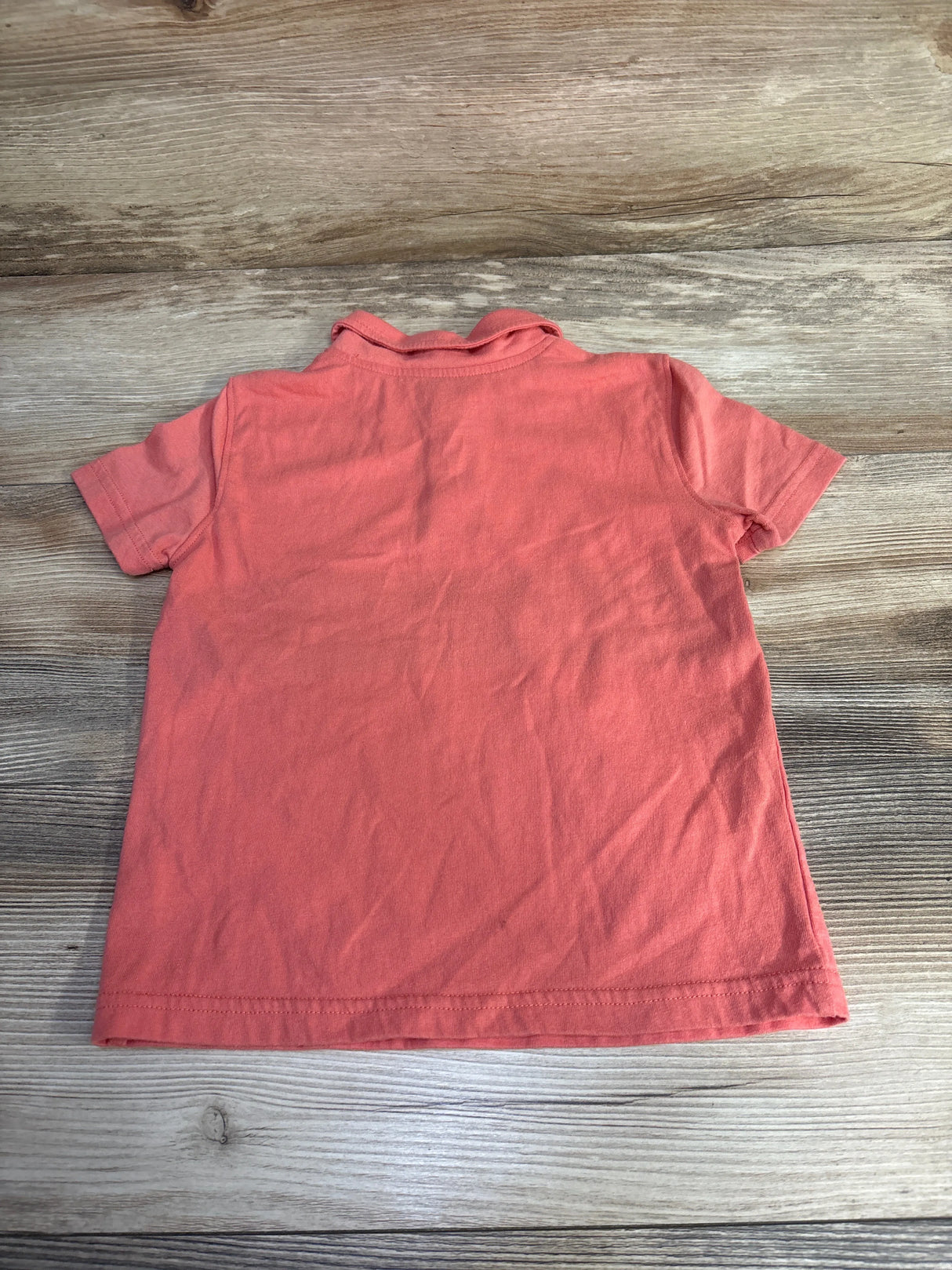Jumping Beans Polo Striped Shirt Peach sz 4T