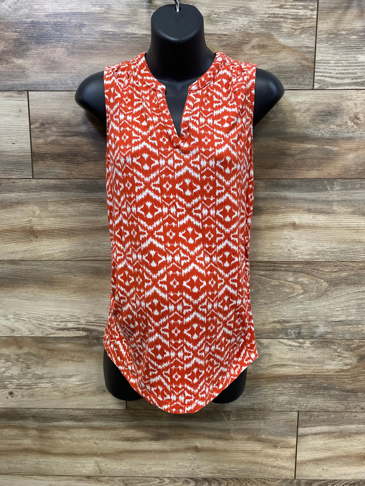 Skies Are Blue Maternity V-Neck Top Red sz Small