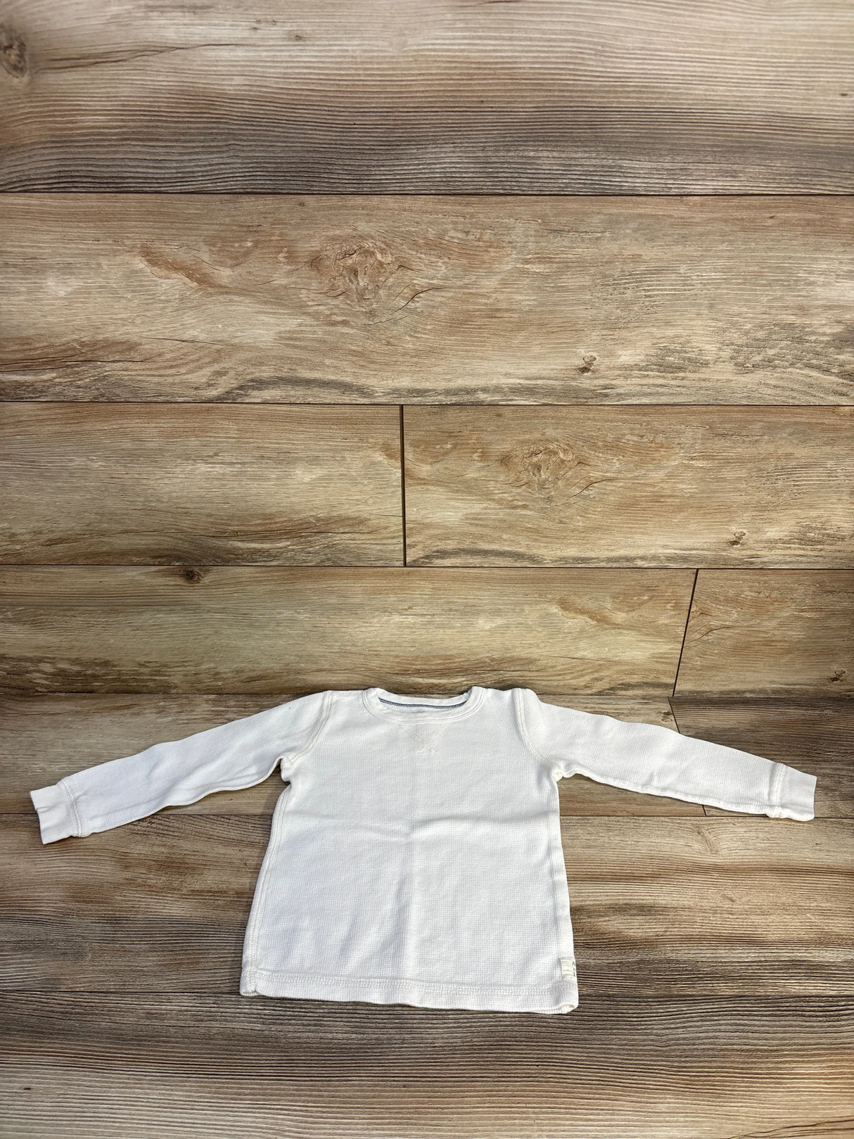Carter's Waffle Knit Shirt White sz 4T