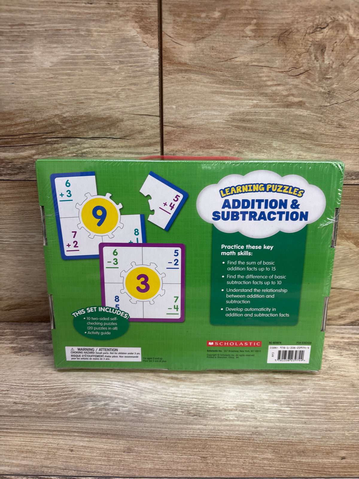 NEW Scholastic Learning Puzzles: Addition & Subtraction