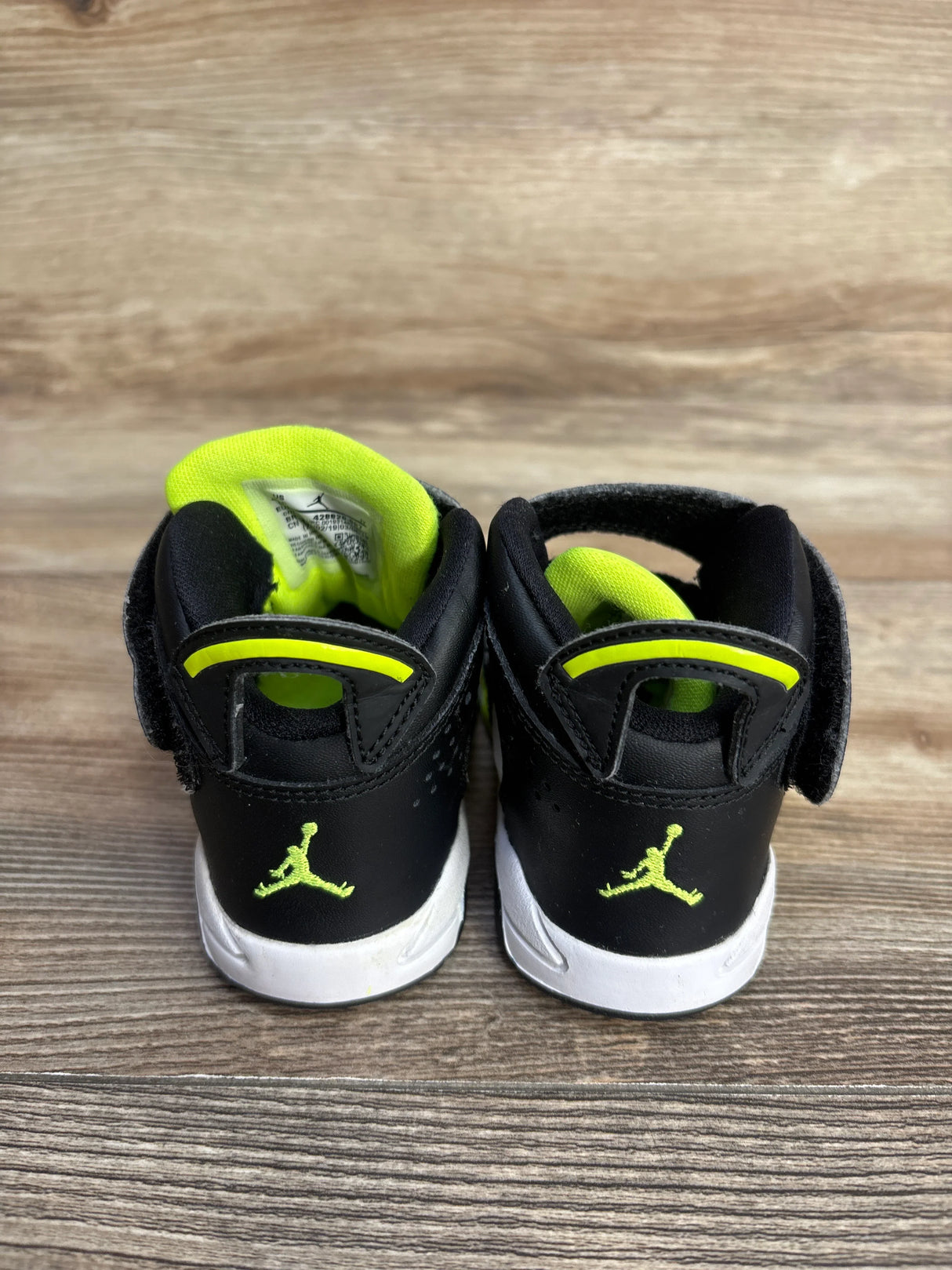 Air Jordan 6-17-23 GS 'Black Volt' Sneakers Black sz 5c