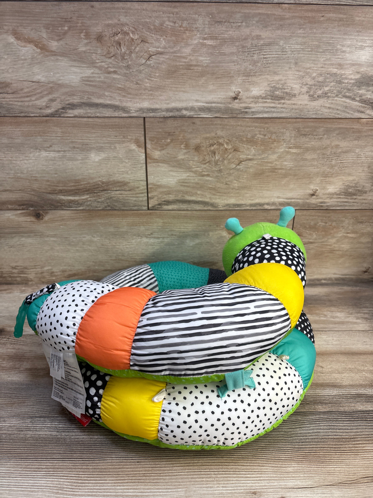 Infantino Prop-A-Pillar Tummy Time & Seated Support, Caterpillar