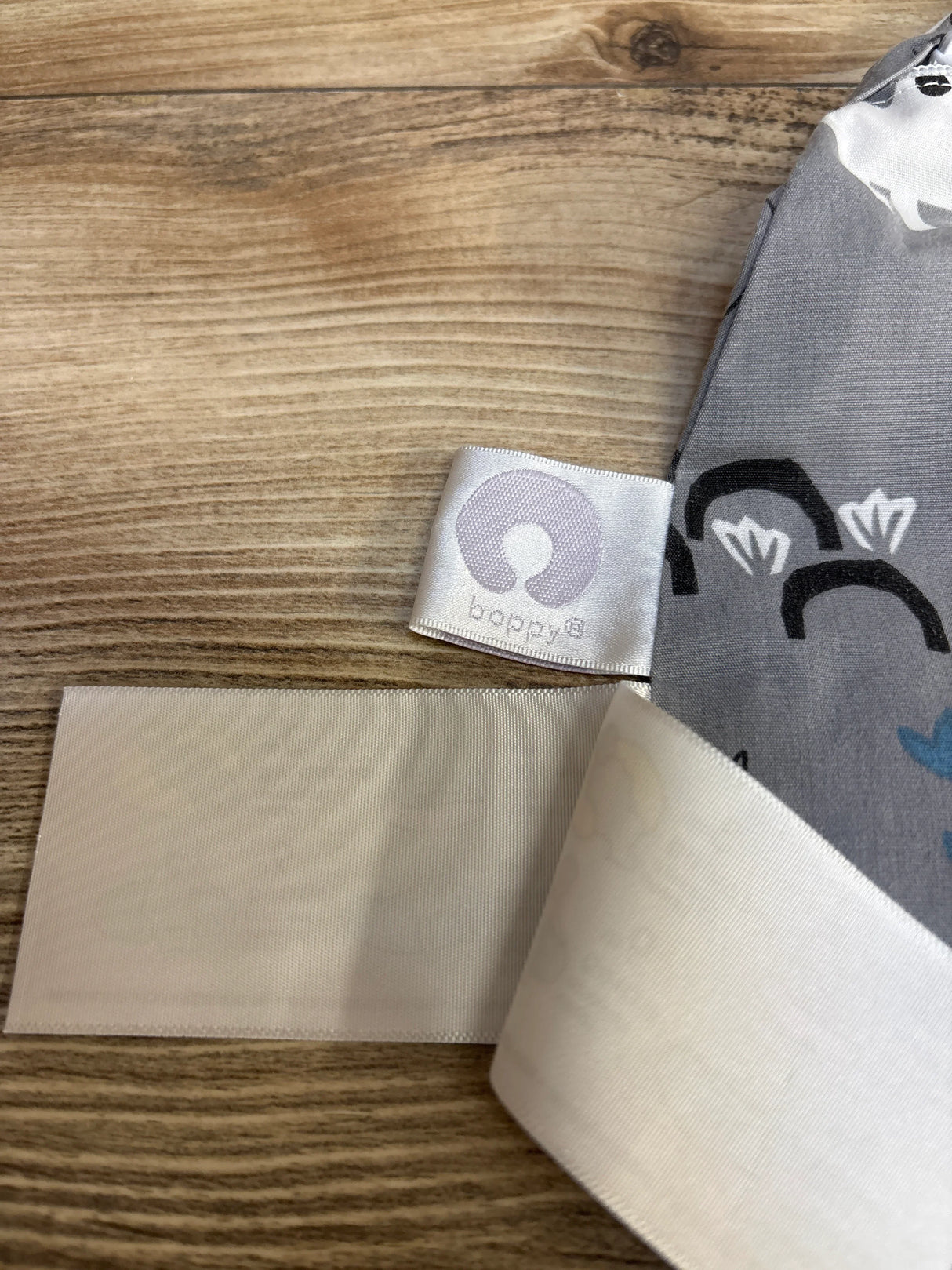 Boppy Nursing Pillow Cover Grey Dinosaur Print