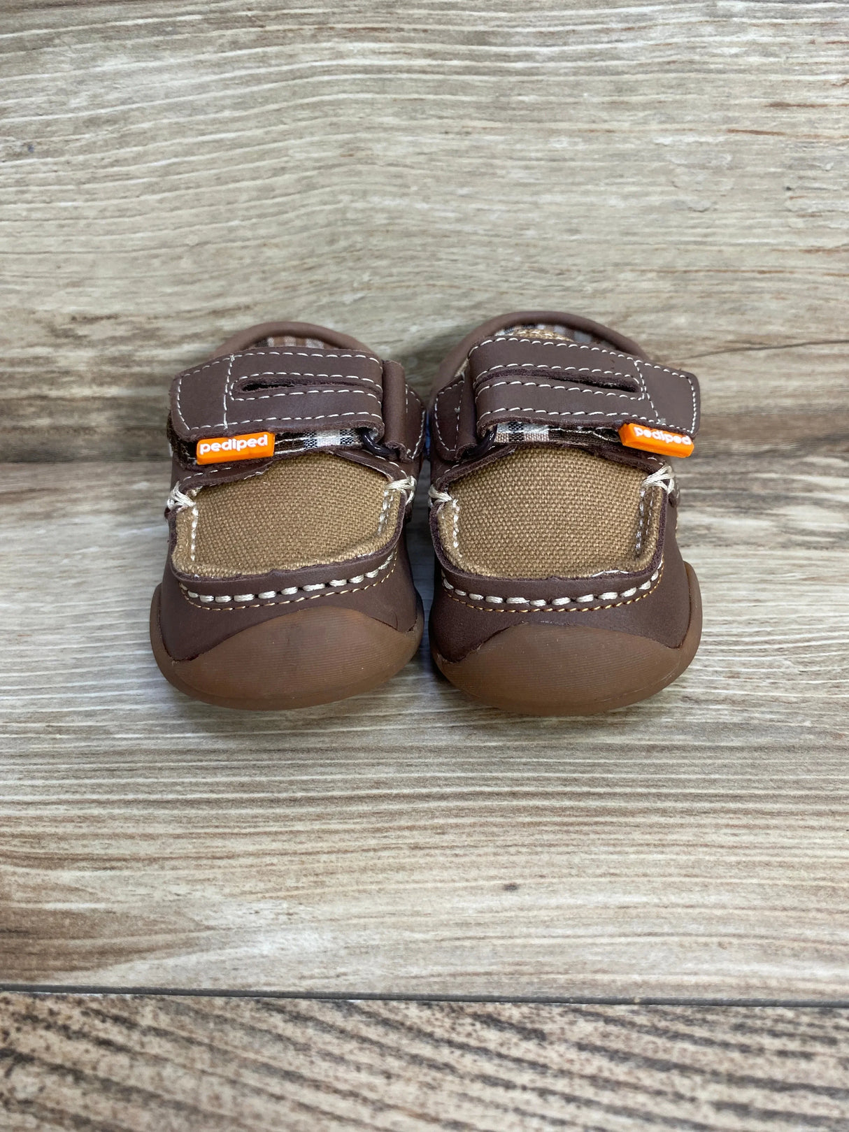 Pediped Grip-N-Go Naples Loafer Brown sz 4-4.5c - Me n Mommy To Be
