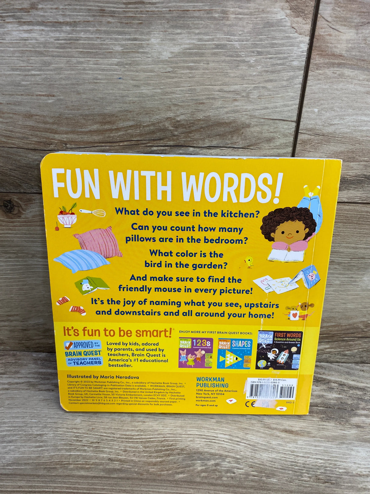My First Brain Quest First Words: Around the Home: A Q&A Board Book