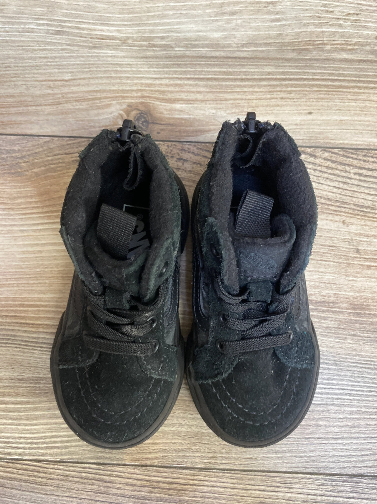 Vans Sk8-Hi Zip Shoes, Black Camo sz 6c