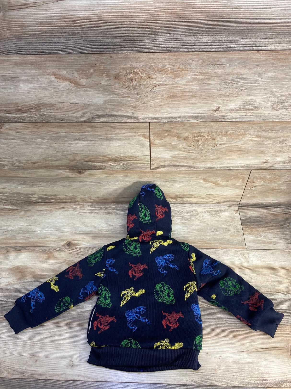 NEW Marvel Sherpa Full Zip Spiderman Jacket Black sz 3T