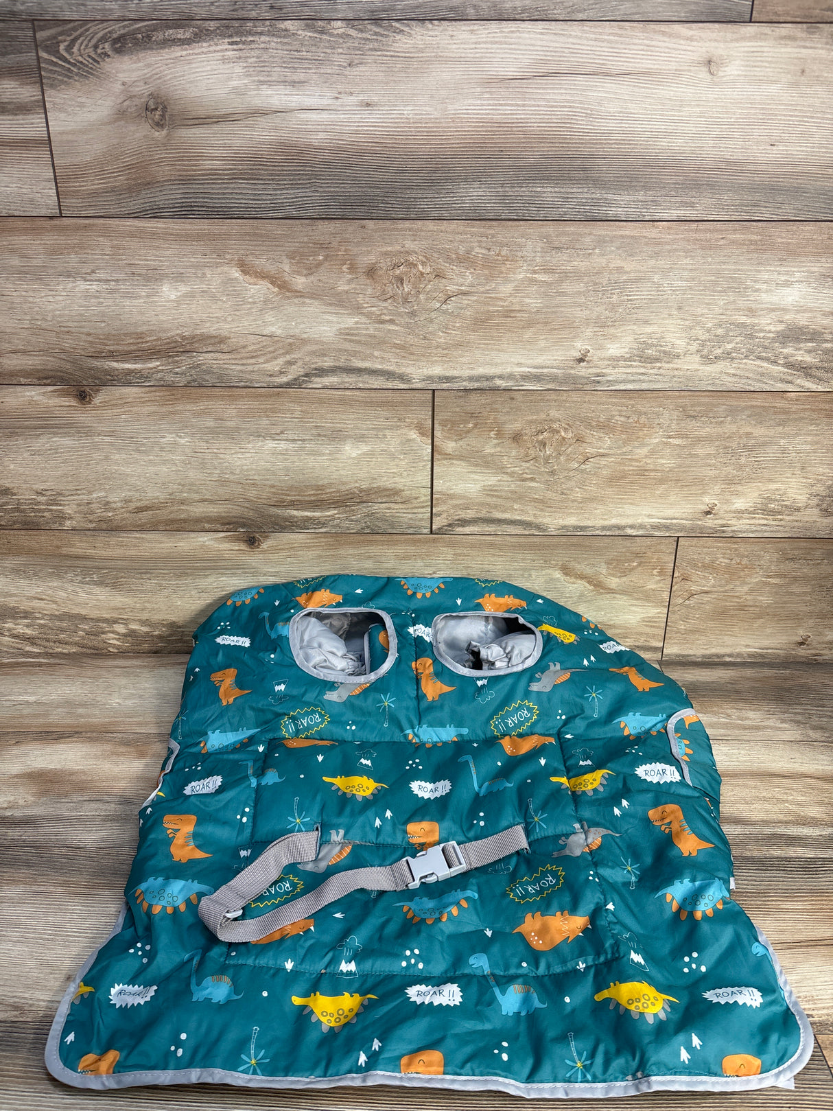 Lumiere Baby Shopping Cart Cover in Green Dino
