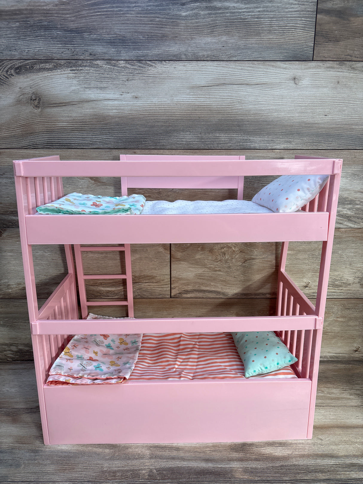 Our Generation Dreams for Two Pink Bunk Bed Playset with Two Dolls