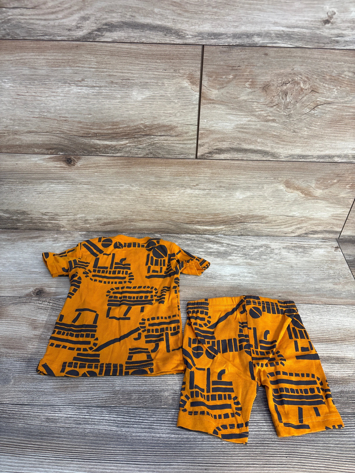 Carter's 2pc Truck Pajama Set Yellow sz 12m