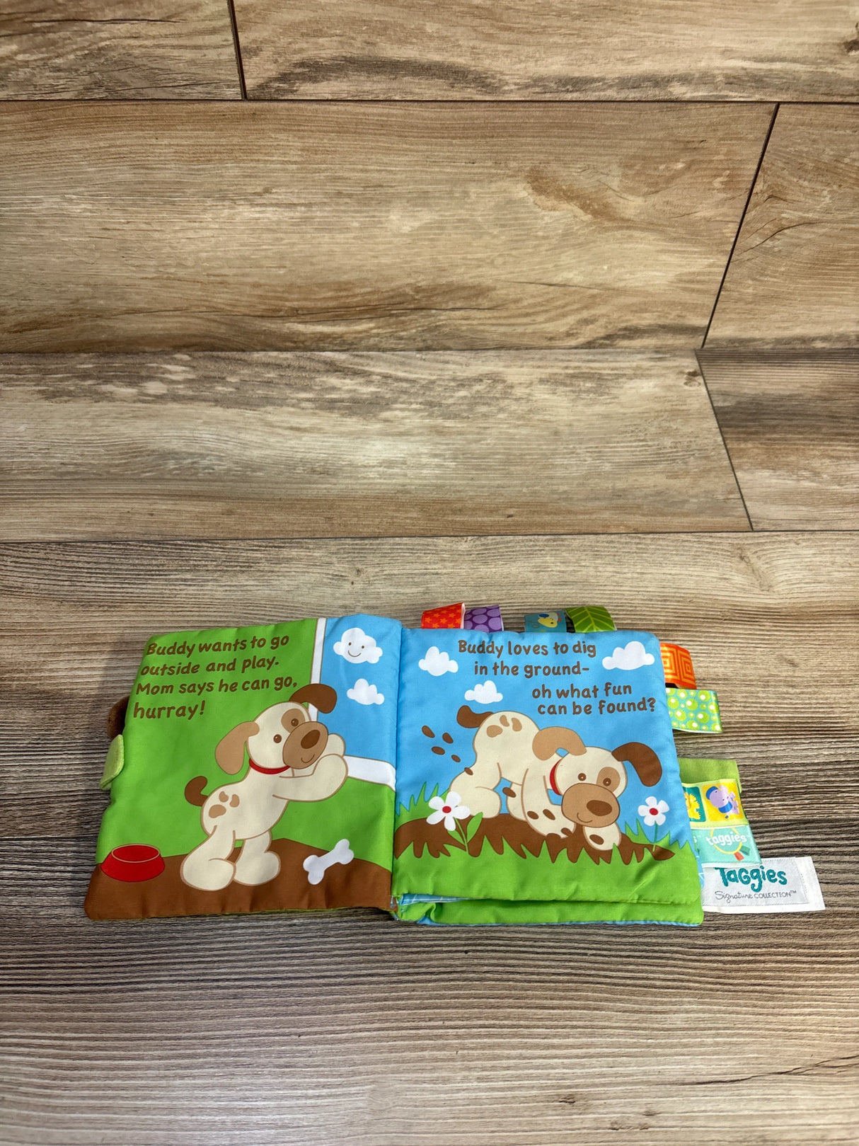 Taggies Buddy Dog's Busy Day Soft Book