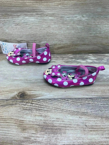 NEW Minnie Mouse Flats Pink sz 4c - Me n Mommy To Be