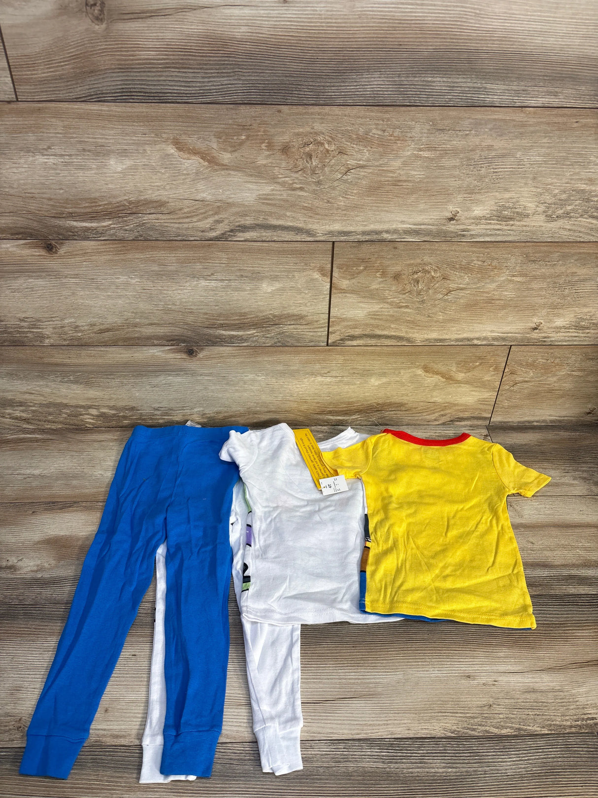 NEW Toy Story Buzz Lightyear & Woody 4pc Short Sleeve Pajama Set sz 4T