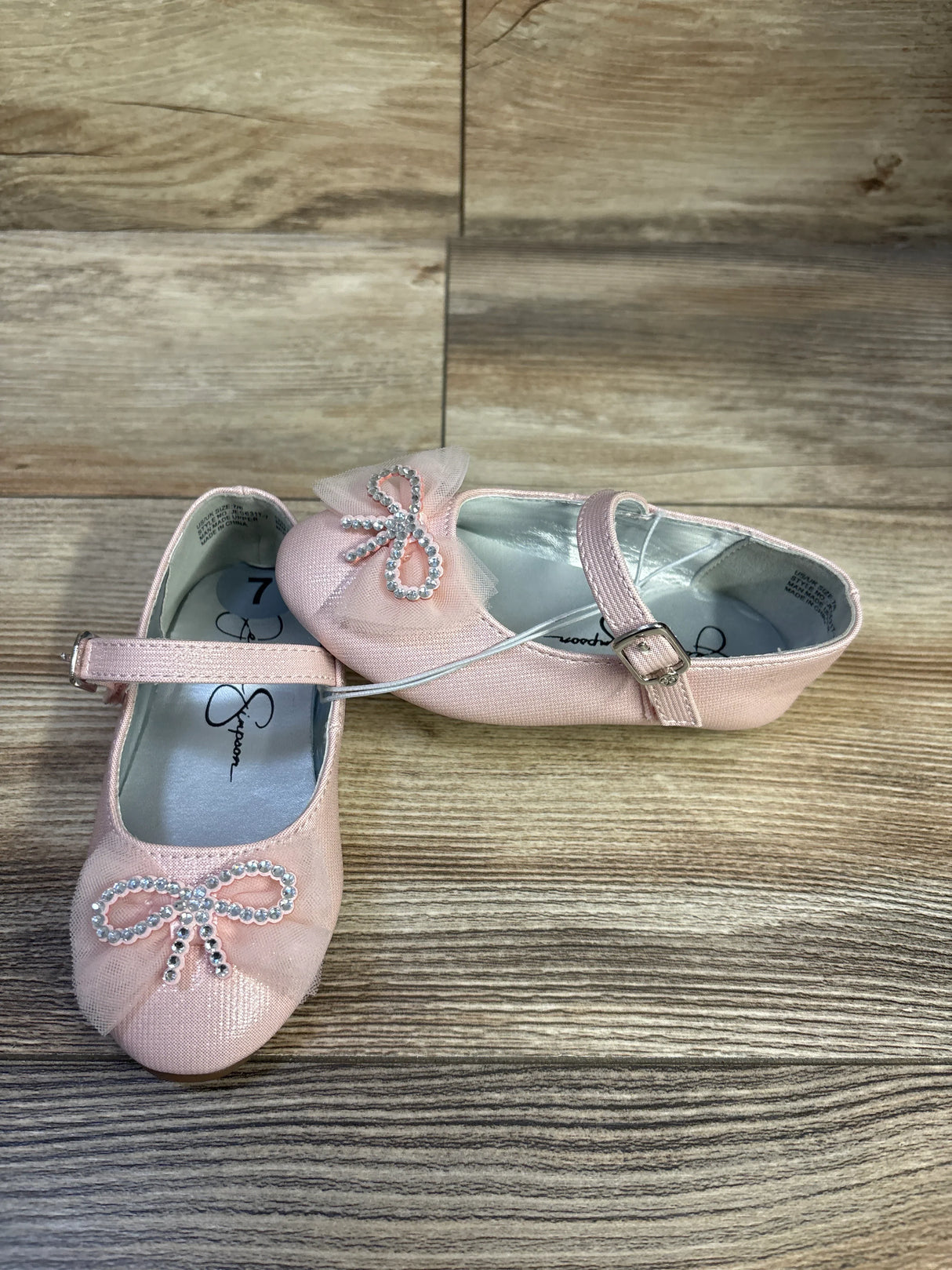 Jessica Simpson Amy Cyn Mary Jane Flats Pink sz 7c