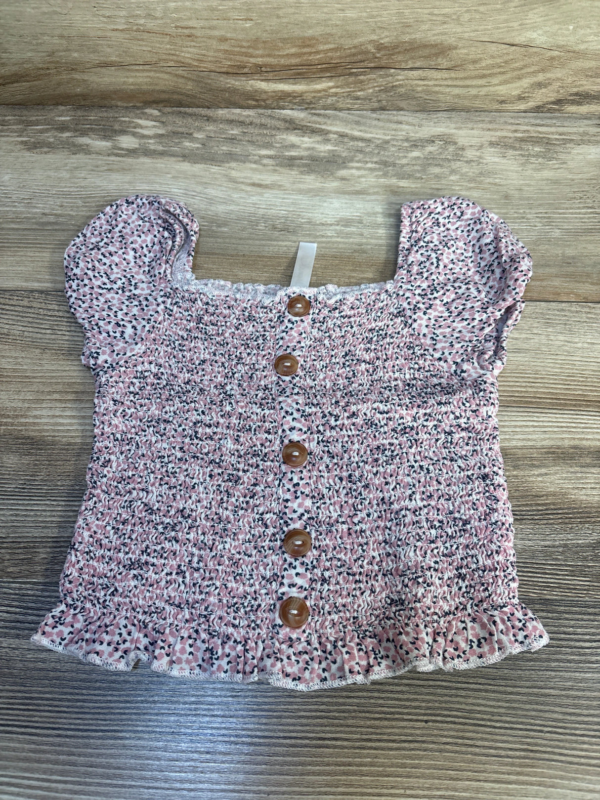 Japna Kids Smocked Shirt Pink sz 18m