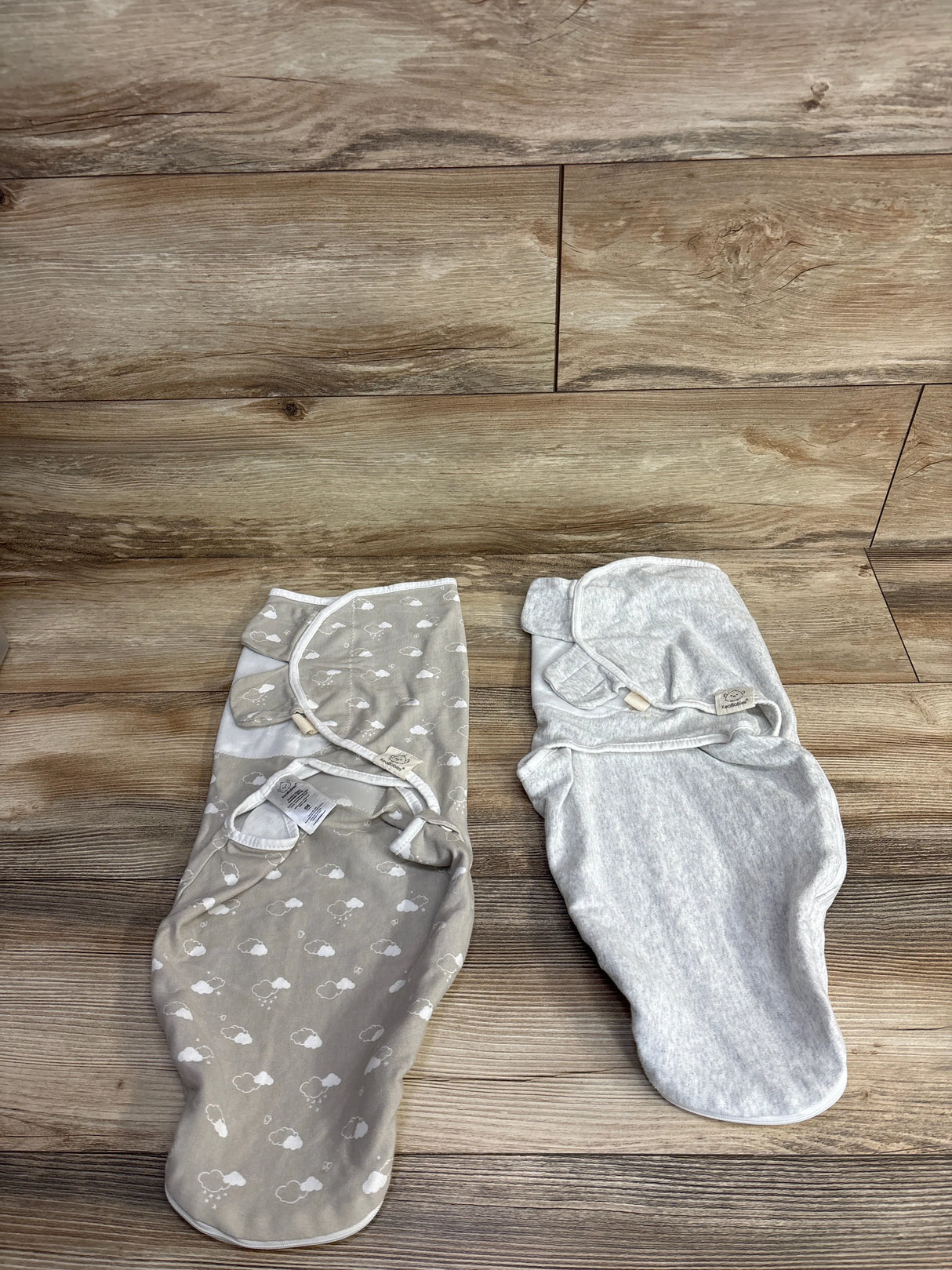 KeaBabies 2pk Swaddle Wrap Grey sz 0-3m