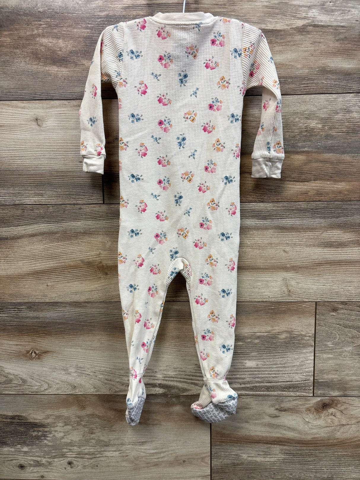 Carter's Waffle Knit Sleeper Beige sz 18m
