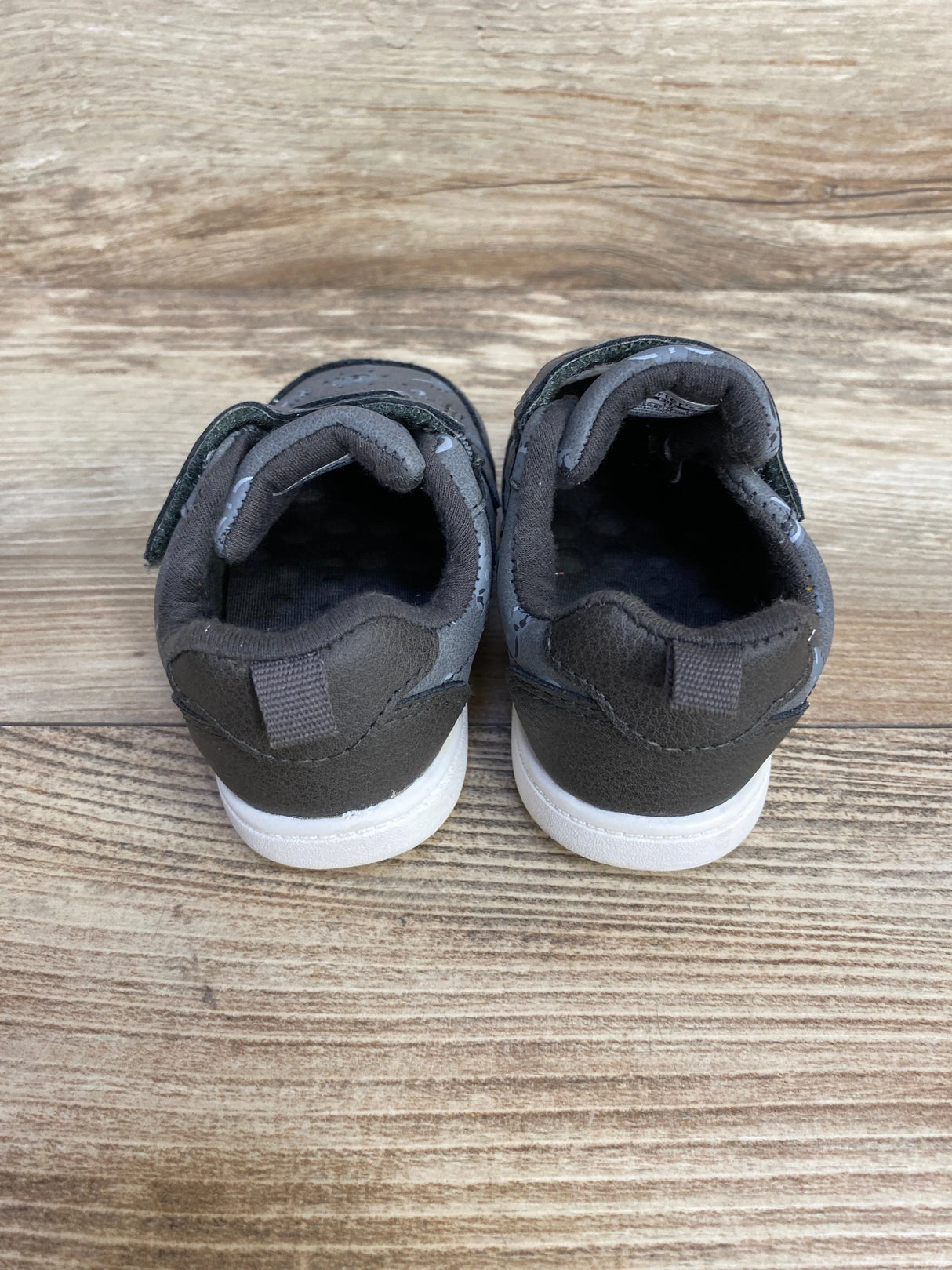 Carter's Every Step First Walker Neo Dino Casual Sneakers Grey sz 4c - Me n Mommy To Be