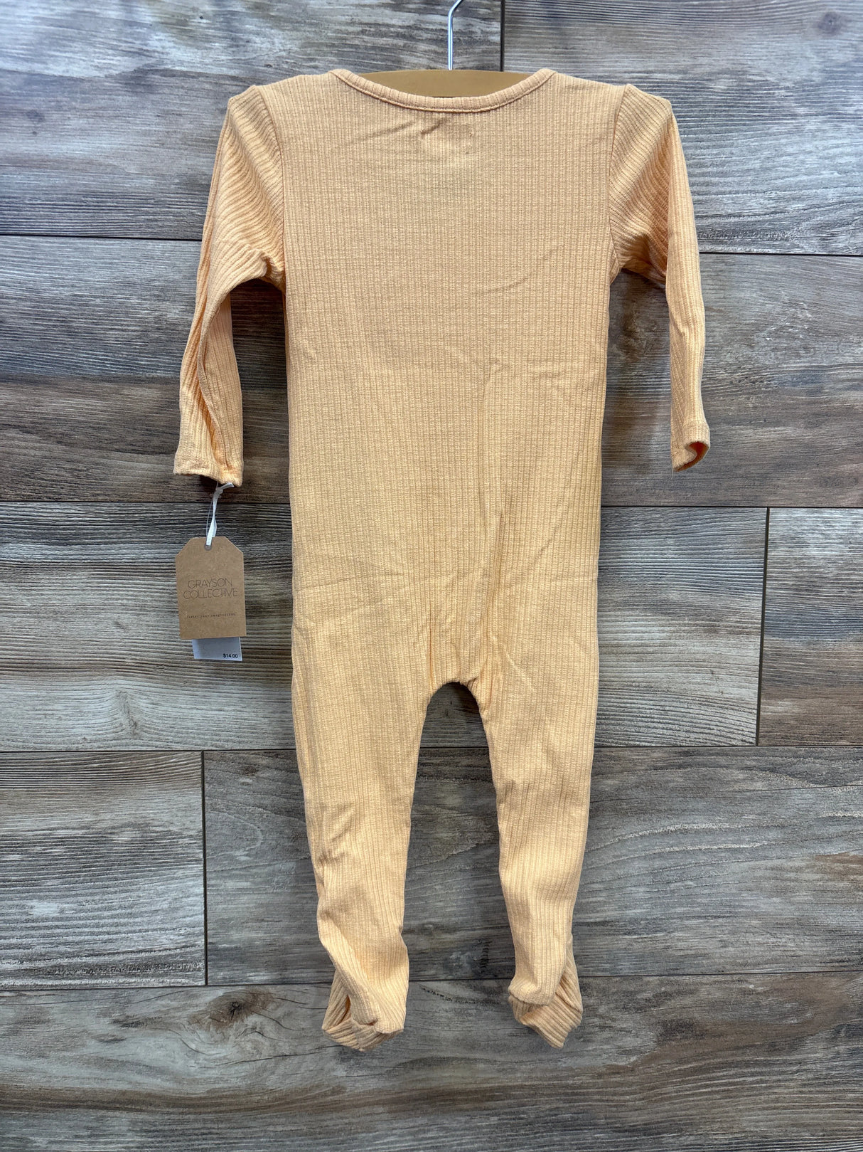 NEW Grayson Collective Kimono Coverall Orange sz 18m